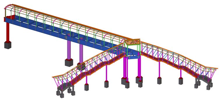 Partial Skywalk-KarwanBazar Station – Plan G