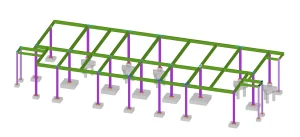 Auto Image Tinton Falls, Tinton Falls structural engineering, Stavebro Lane project 2025, jonssteel 3D model, Tinton Falls steel structure model